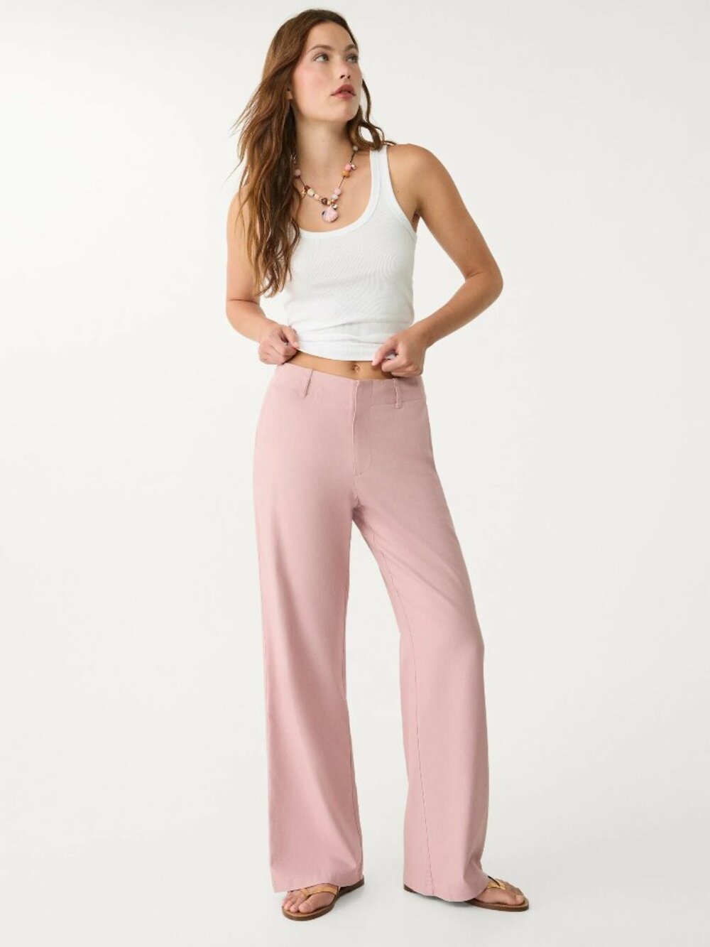 Trisisto Femme Blush Pink Dress Pants